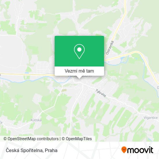 Česká Spořitelna mapa