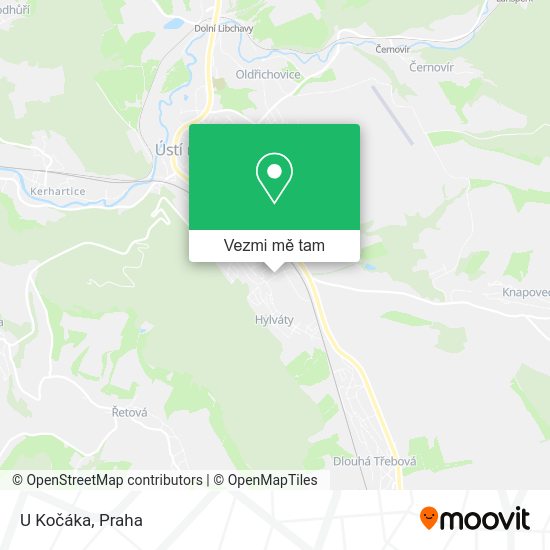 U Kočáka mapa