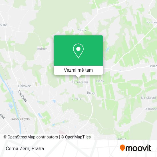 Černá Zem mapa