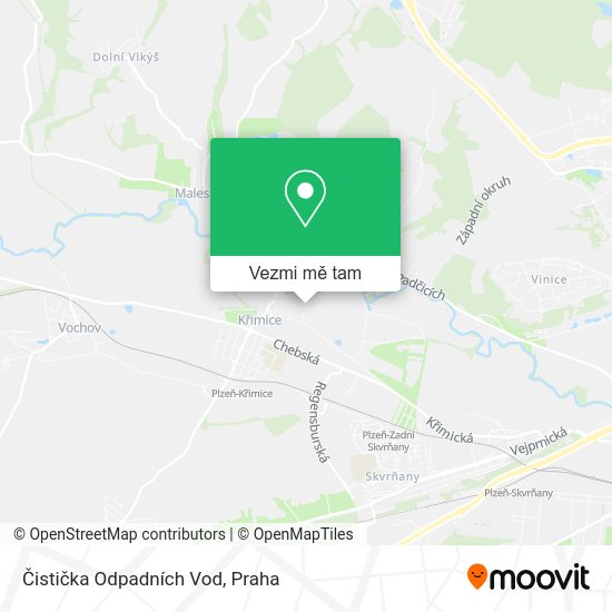 Čistička Odpadních Vod mapa