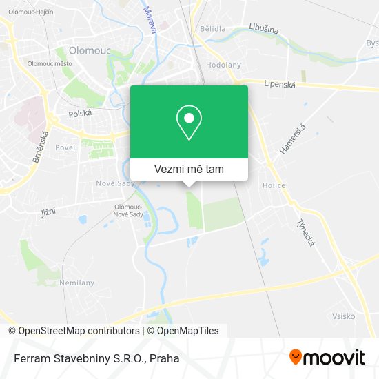 Ferram Stavebniny S.R.O. mapa