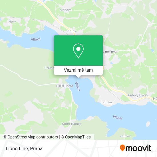 Lipno Line mapa