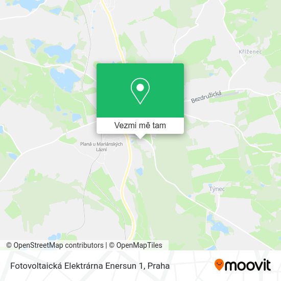 Fotovoltaická Elektrárna Enersun 1 mapa