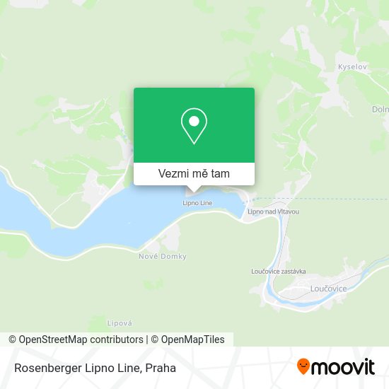 Rosenberger Lipno Line mapa