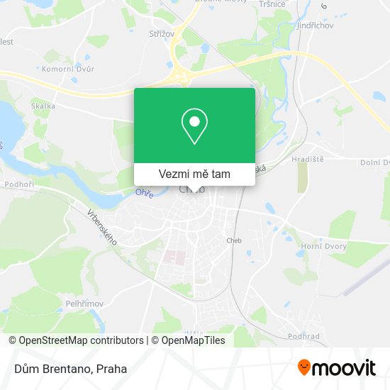Dům Brentano mapa