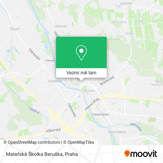 Mateřská Školka Beruška mapa