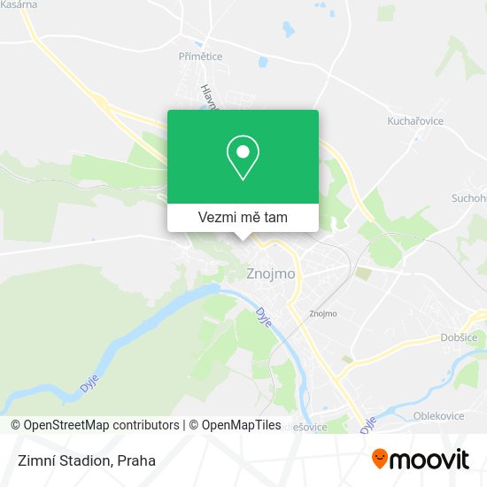 Zimní Stadion mapa