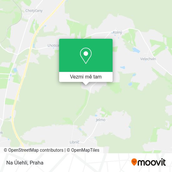 Na Úlehli mapa