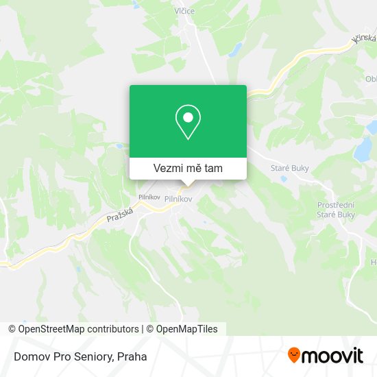 Domov Pro Seniory mapa