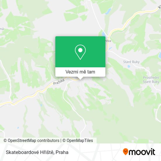 Skateboardové Hřiště mapa