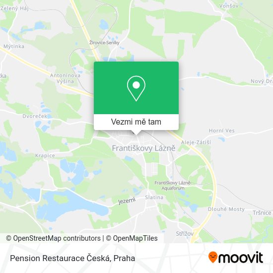 Pension Restaurace Česká mapa