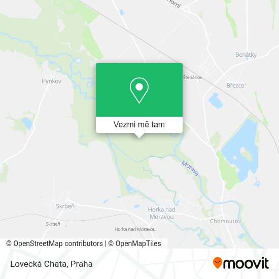 Lovecká Chata mapa