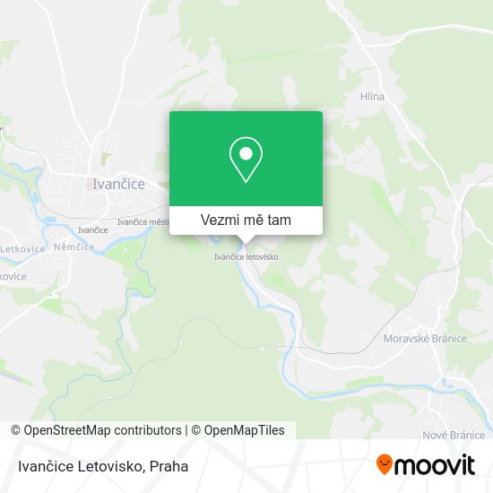 Ivančice Letovisko mapa