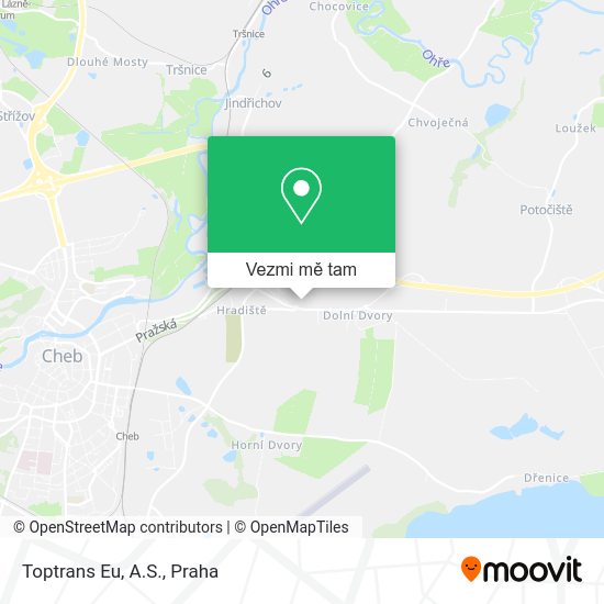 Toptrans Eu, A.S. mapa