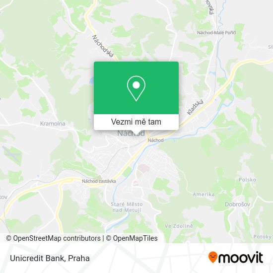 Unicredit Bank mapa