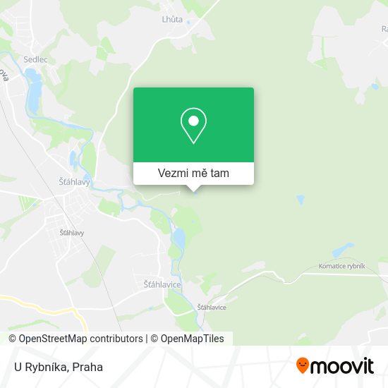 U Rybníka mapa