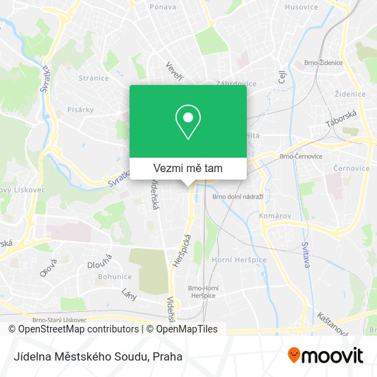 Jídelna Městského Soudu mapa