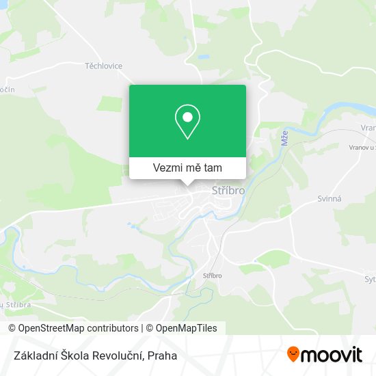 Základní Škola Revoluční mapa