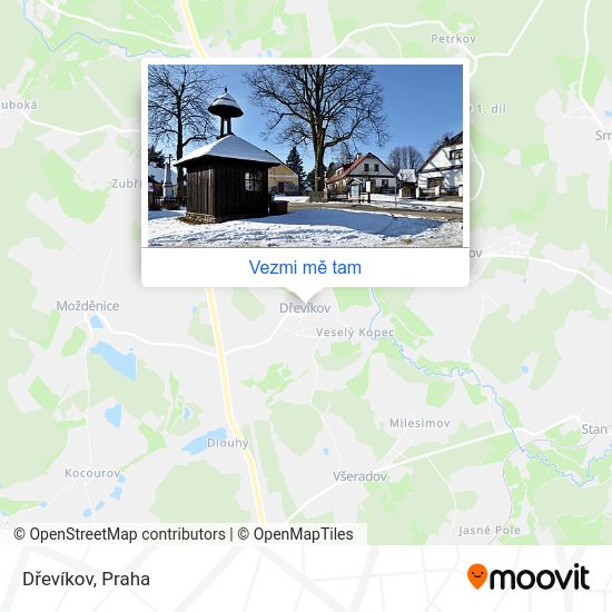 Dřevíkov mapa