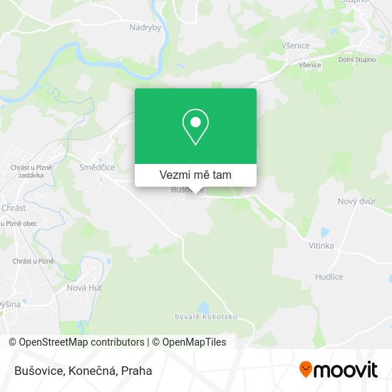 Bušovice, Konečná mapa