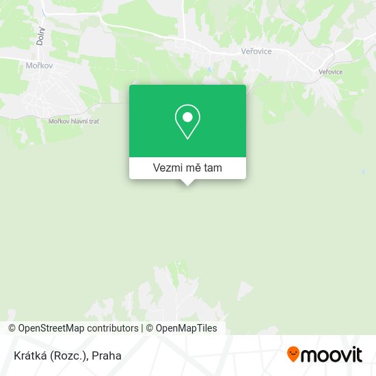 Krátká (Rozc.) mapa