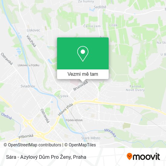 Sára - Azylový Dům Pro Ženy mapa