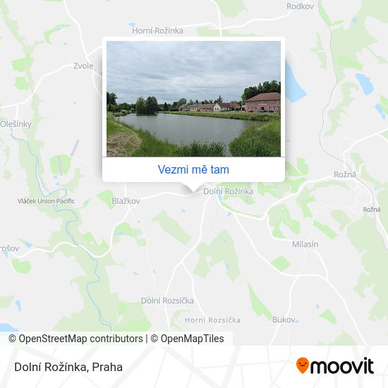 Dolní Rožínka mapa