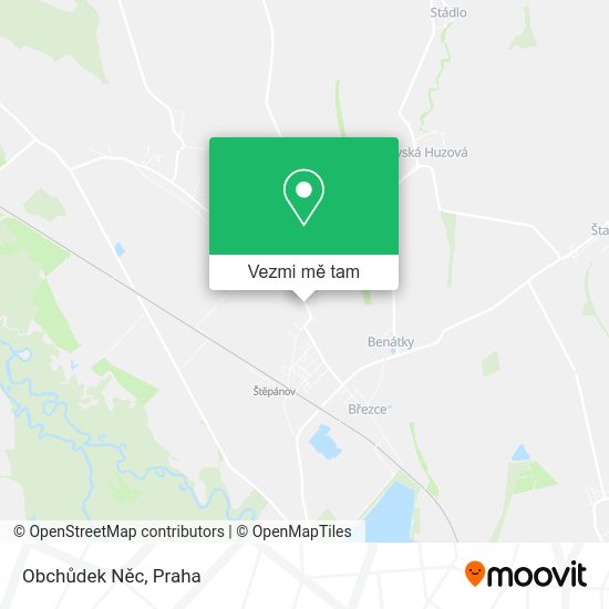 Obchůdek Něc mapa