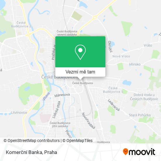 Komerční Banka mapa