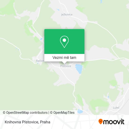 Knihovna Pístovice mapa
