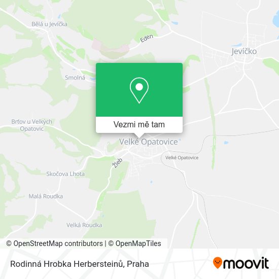 Rodinná Hrobka Herbersteinů mapa