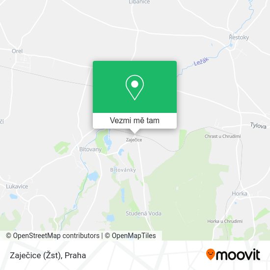 Zaječice (Žst) mapa