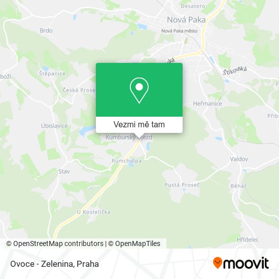 Ovoce - Zelenina mapa