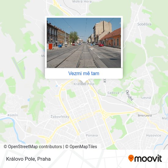 Královo Pole mapa