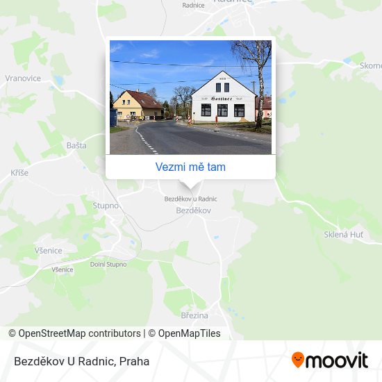 Bezděkov U Radnic mapa