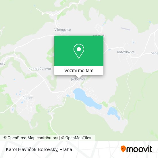 Karel Havlíček Borovský mapa