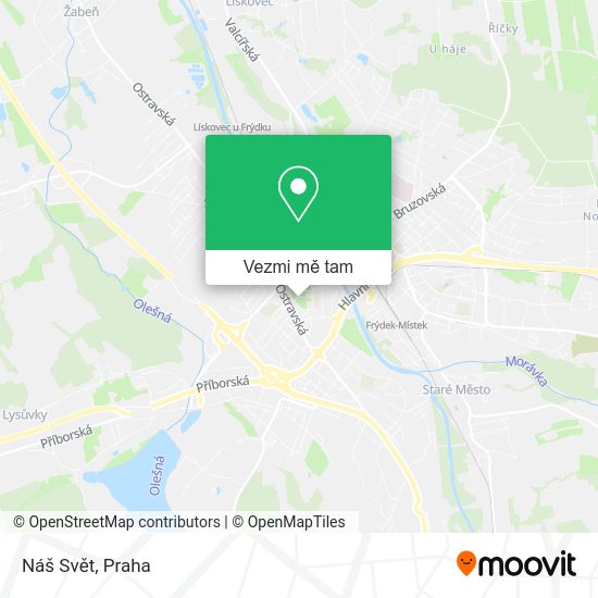 Náš Svět mapa