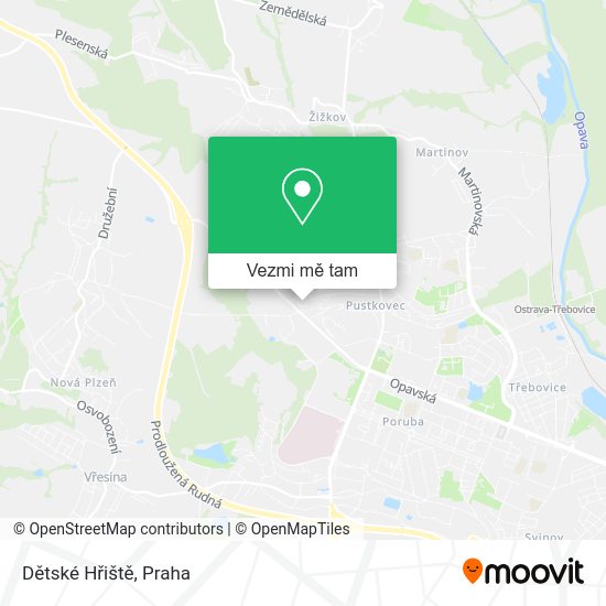 Dětské Hřiště mapa