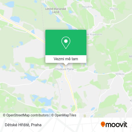 Dětské Hřiště mapa