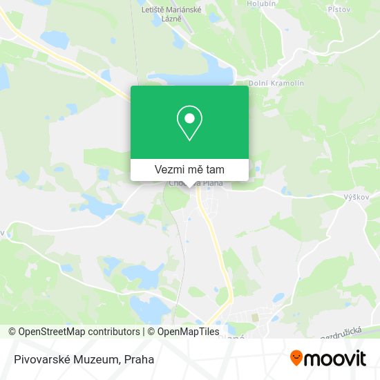 Pivovarské Muzeum mapa