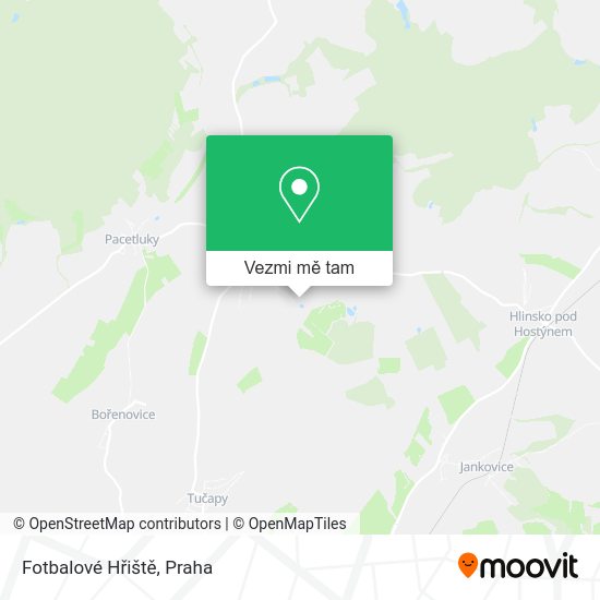 Fotbalové Hřiště mapa