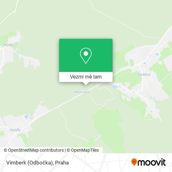 Vimberk (Odbočka) mapa