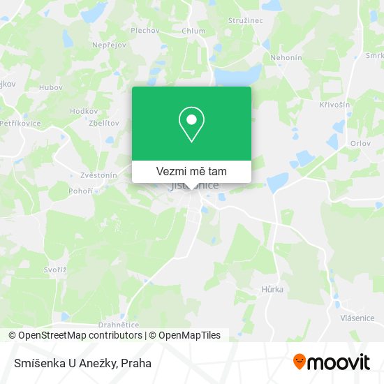 Smíšenka U Anežky mapa