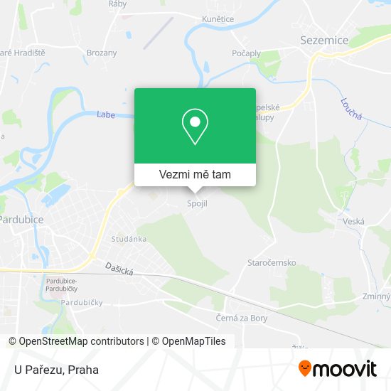 U Pařezu mapa