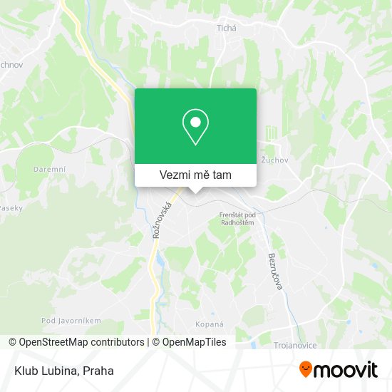 Klub Lubina mapa