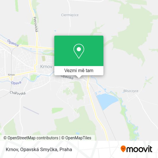 Krnov, Opavská Smyčka mapa