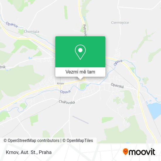 Krnov, Aut. St. mapa