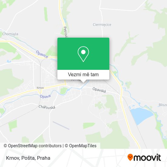 Krnov, Pošta mapa