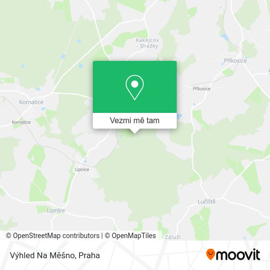 Výhled Na Měšno mapa