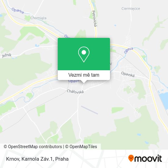 Krnov, Karnola Záv.1 mapa